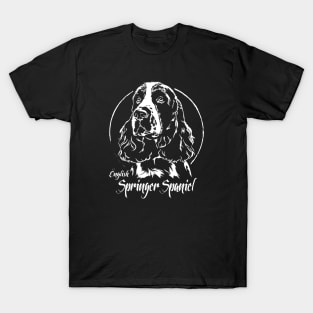 Proud English Springer Spaniel dog portrait T-Shirt